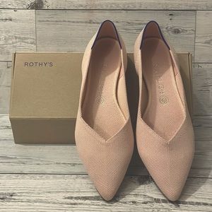 Rothy’s blush (light pink) points size 10.5